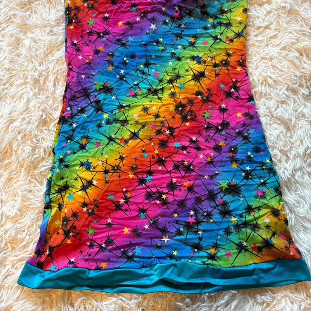 Colorful Star Pattern Dress